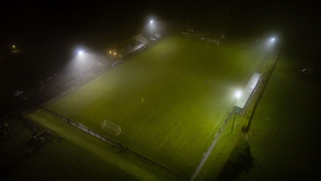 Floodlit football against Vase quarter finalists Peacehaven