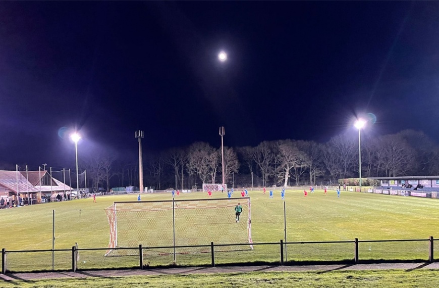 The Beacon, Hassocks under floodlights