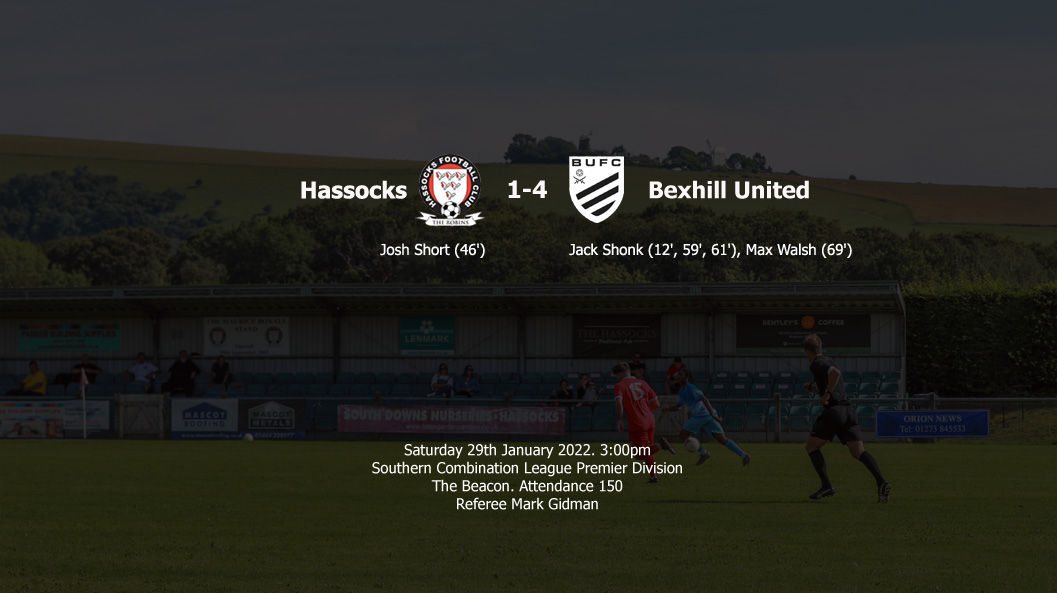 Report: Hassocks 1-4 Bexhill United
