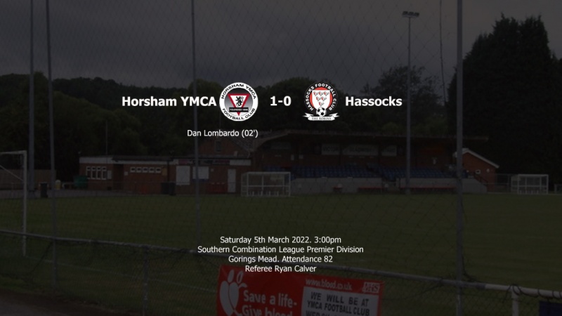 Report: Horsham YMCA 1-0 Hassocks