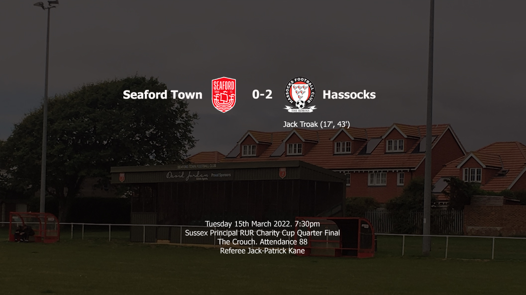Report: Seaford Town 0-2 Hassocks
