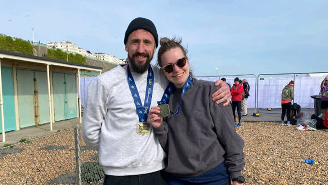 Spencer & Megan’s Marathon raises over £1000 for St Peter & St James