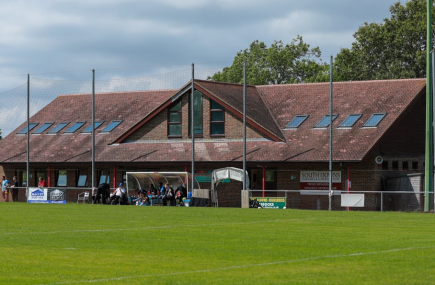 The clubhouse at the Beacon, home of Hassocks Football Club