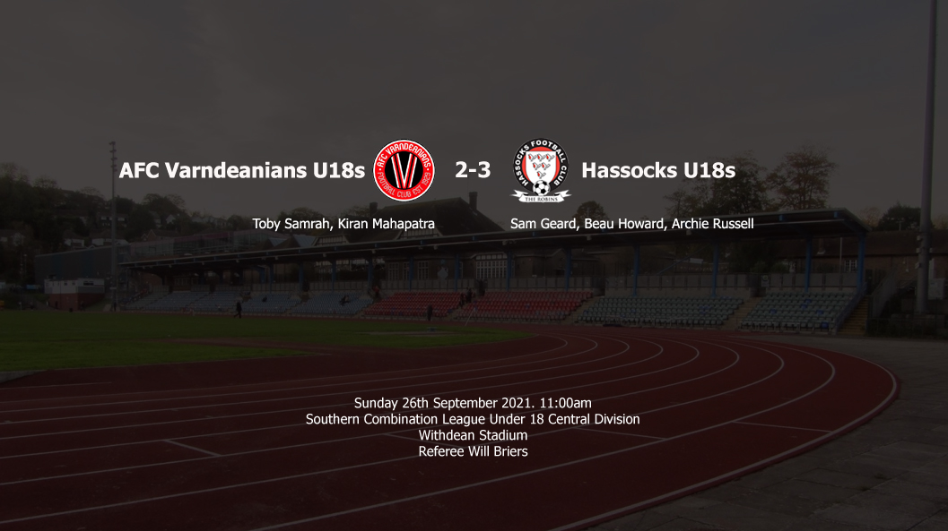 Report: AFC Varndeanians U18s 2-3 Hassocks U18s