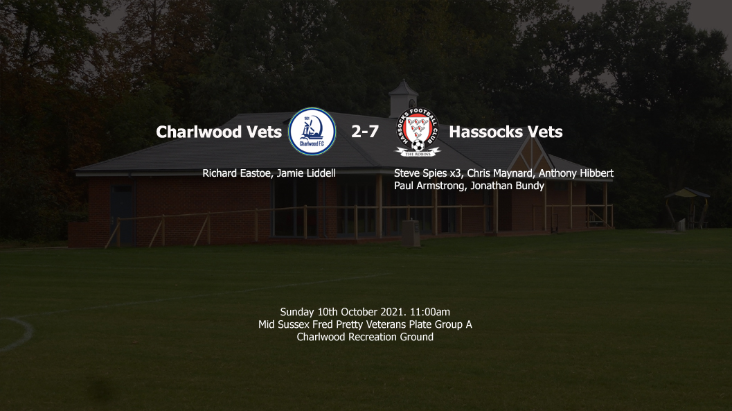 Report: Charlwood Vets 2-7 Hassocks Vets