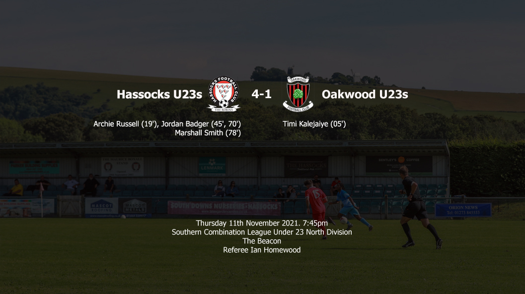 Report: Hassocks U23s 4-1 Oakwood U23s