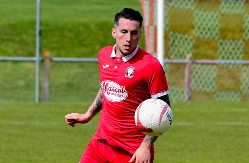 Lewis Westlake in action for Hassocks against Crawley Down Gatwick in April 2022