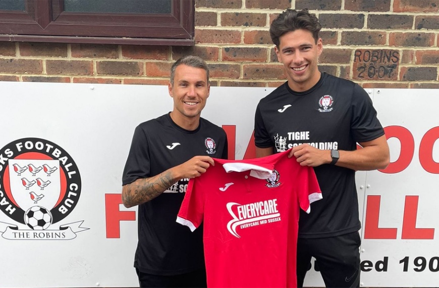 Striker Liam Benson is returning to Hassocks for the 2022-23 season for a fourth spell at the Beacon