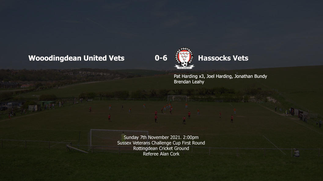 Report: Woodingdean United Vets 0-6 Hassocks Vets