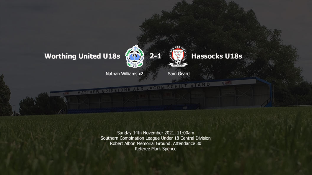 Report: Worthing United U18s 2-1 Hassocks U18s