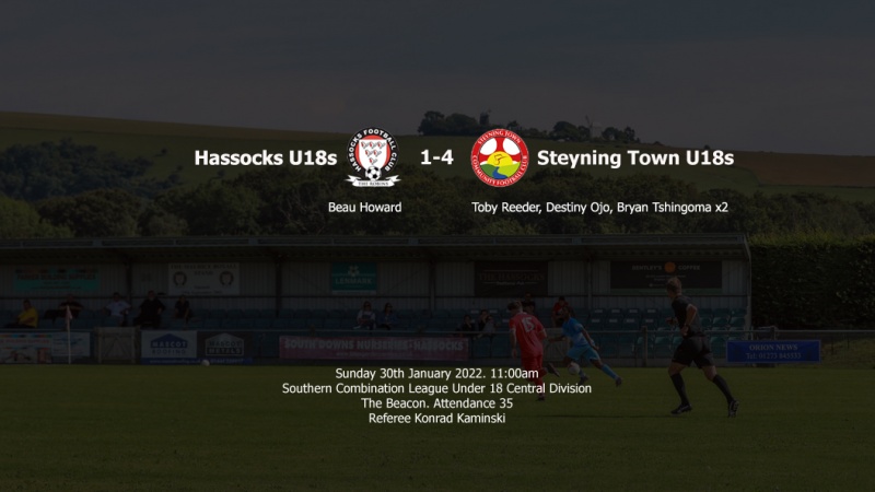 Report: Hassocks U18s 1-4 Steyning Town U18s