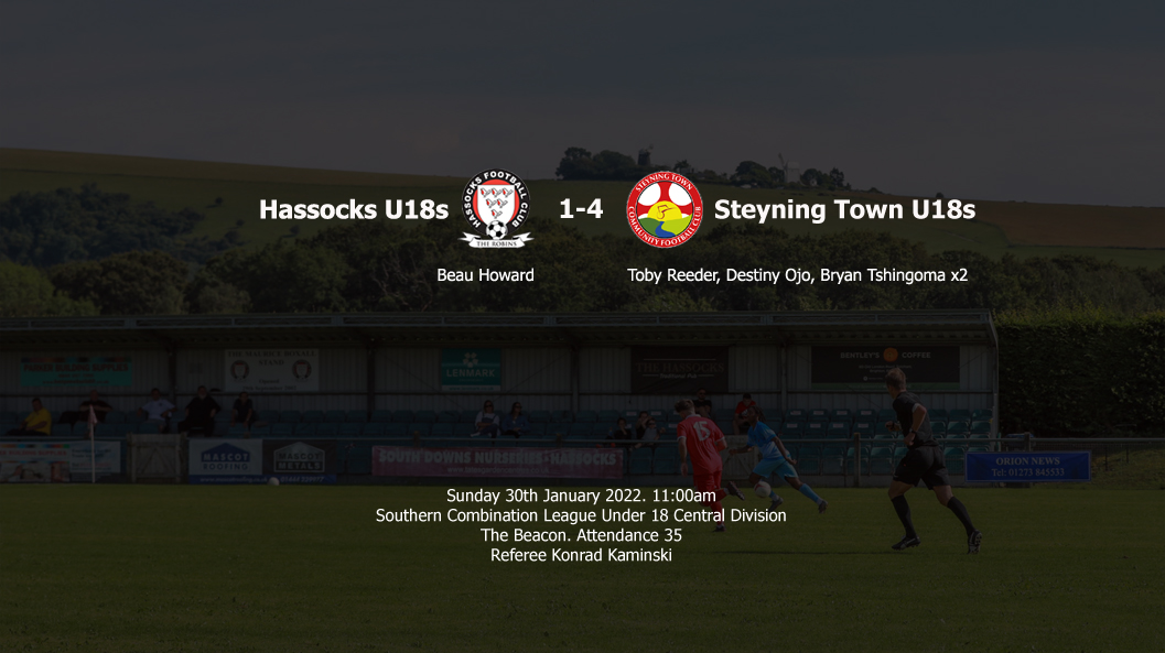 Report: Hassocks U18s 1-4 Steyning Town U18s