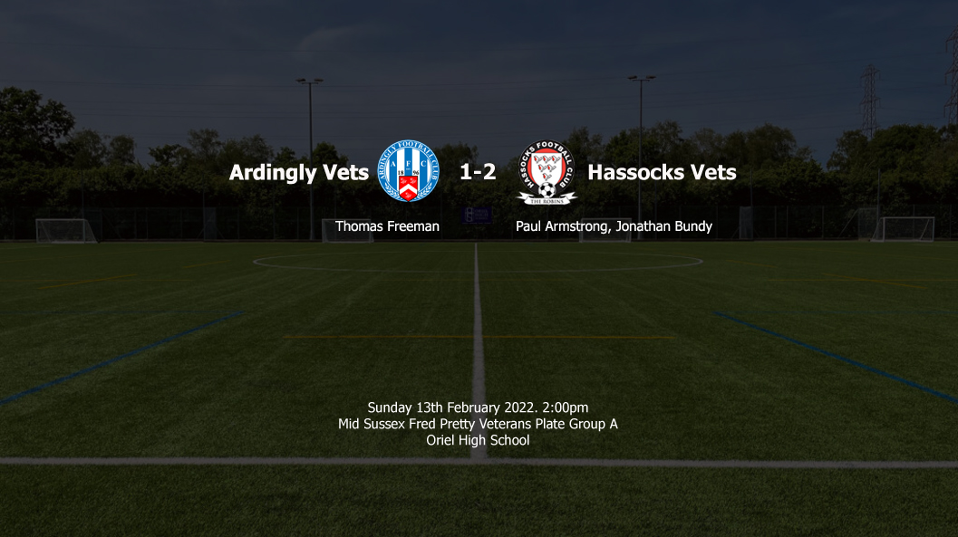 Report: Ardingly Vets 1-2 Hassocks Vets