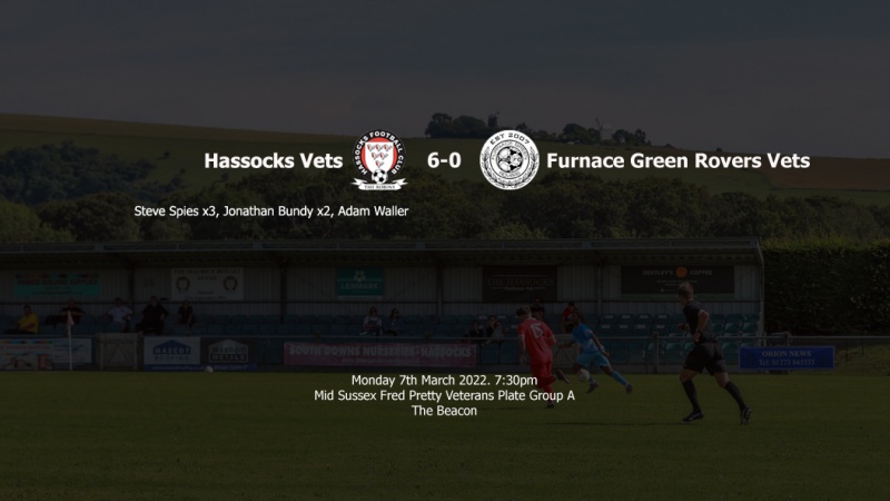 Report: Hassocks Vets 6-0 Furnace Green Vets