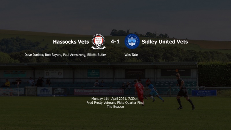 Report: Hassocks Vets 4-1 Sidley United Vets