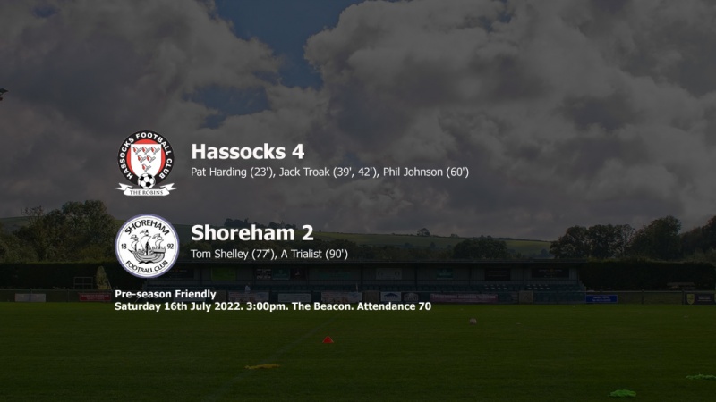 Report: Hassocks 4-2 Shoreham