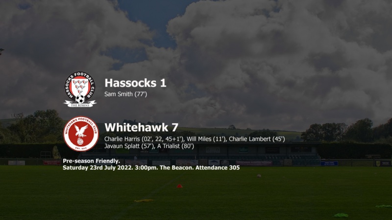 Report: Hassocks 1-7 Whitehawk