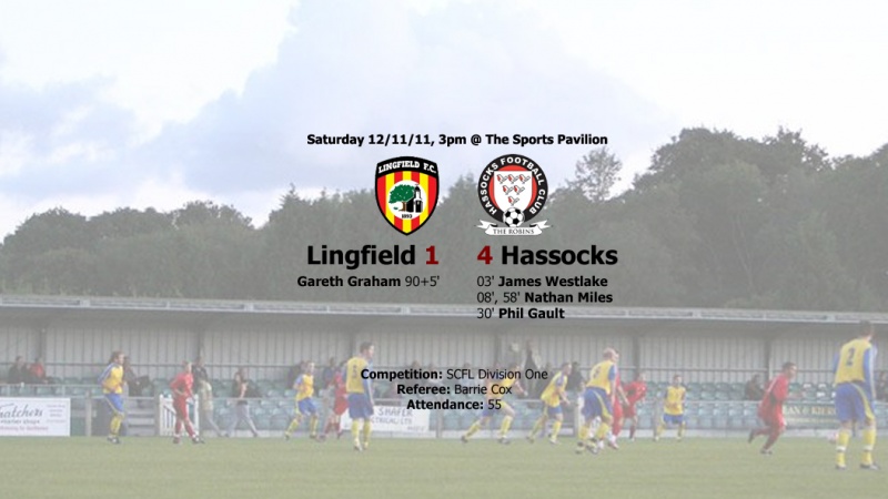 Report: Lingfield 1-4 Hassocks, 12/11/11