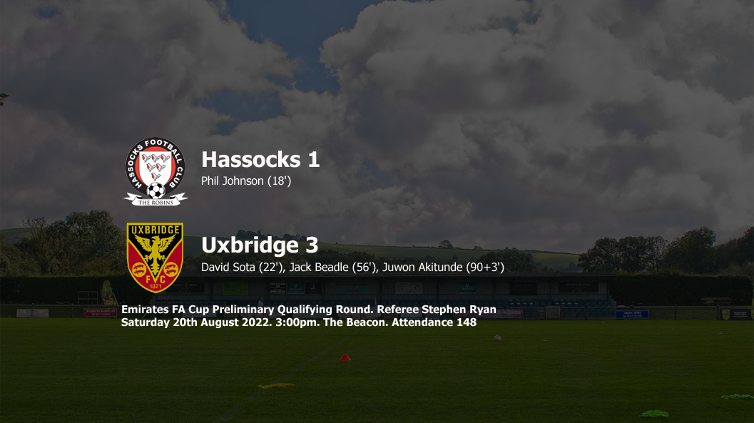 Report: Hassocks 1-3 Uxbridge