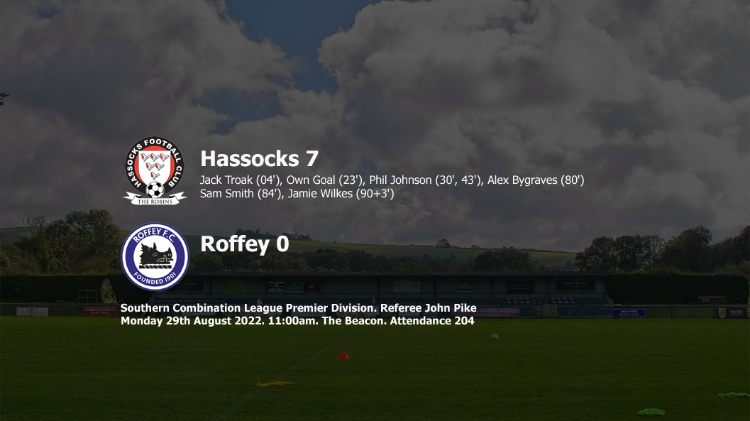 Report: Hassocks 7-0 Roffey
