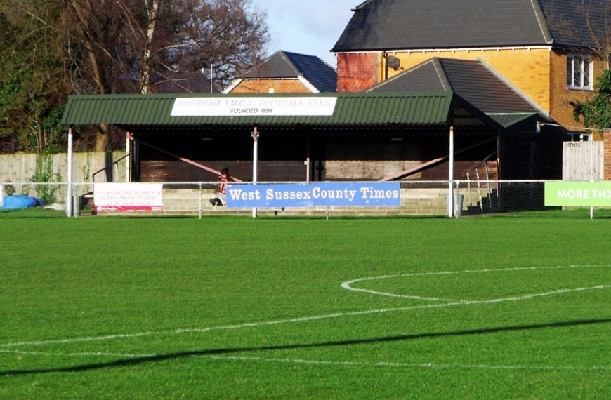 Gorings Mead, home of Horsham YMCA Football Club