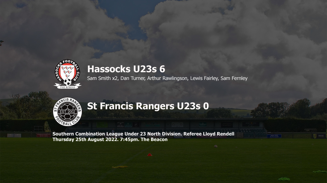 Report: Hassocks U23s 6-0 St Francis Rangers U23s