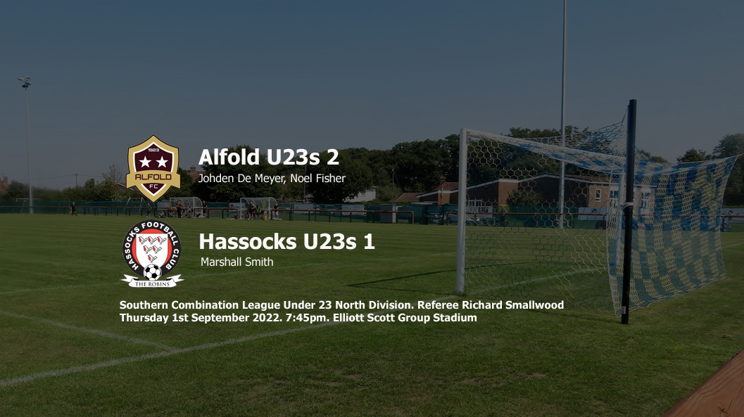 Report: Alfold U23s 2-1 Hassocks U23s