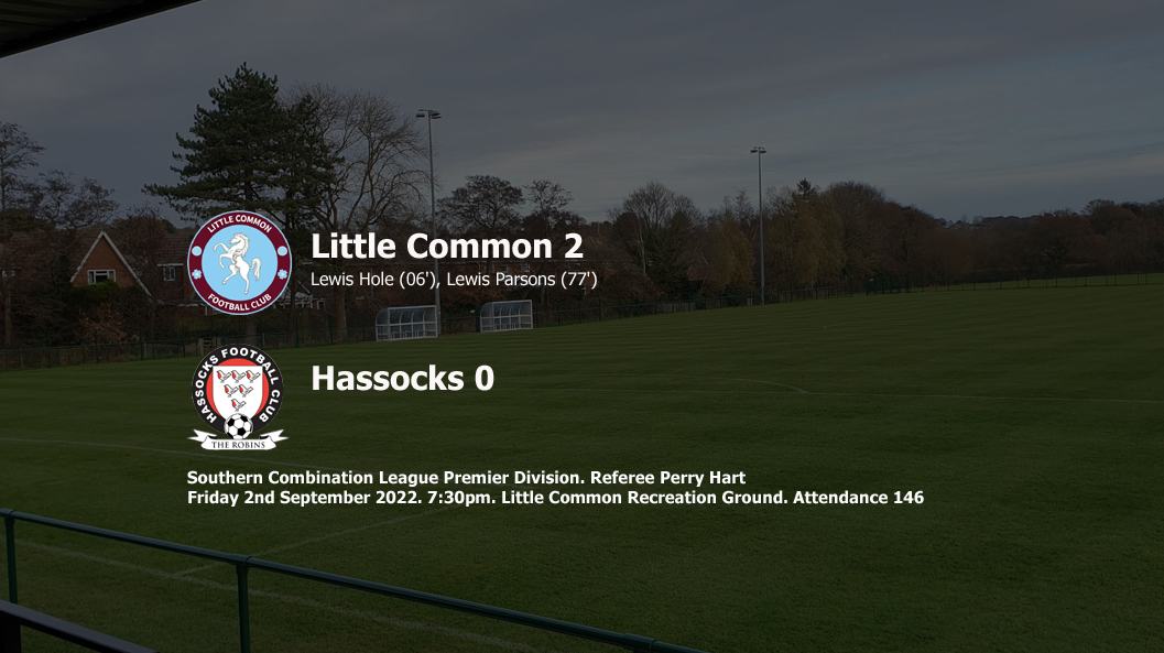 Report: Little Common 2-0 Hassocks
