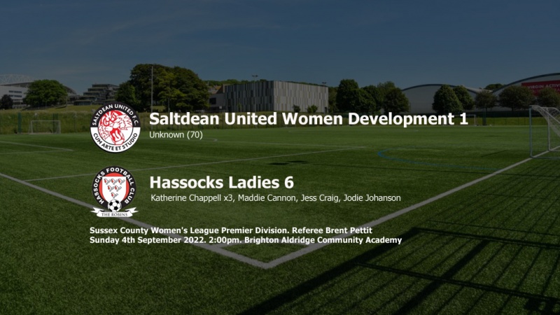 Report: Saltdean United Women Development 1-6 Hassocks Ladies