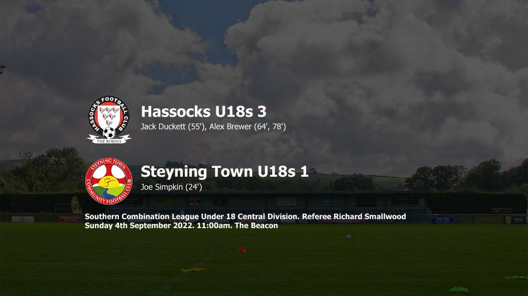 Report: Hassocks U18s 3-1 Steyning Town U18s