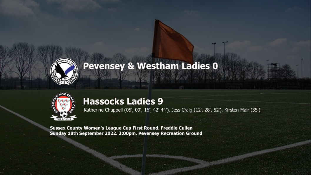 Report: Pevensey & Westham Ladies 0-9 Hassocks Ladies