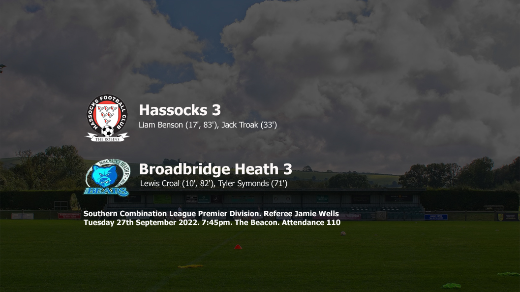 Report: Hassocks 3-3 Broadbridge Heath
