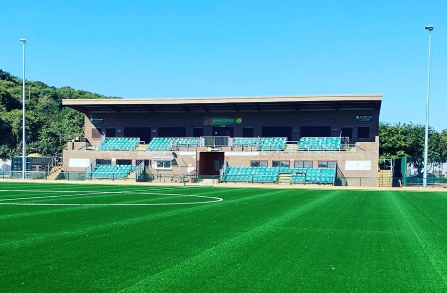 The Trafalgar Ground, Fort Road, home of Newhaven FC