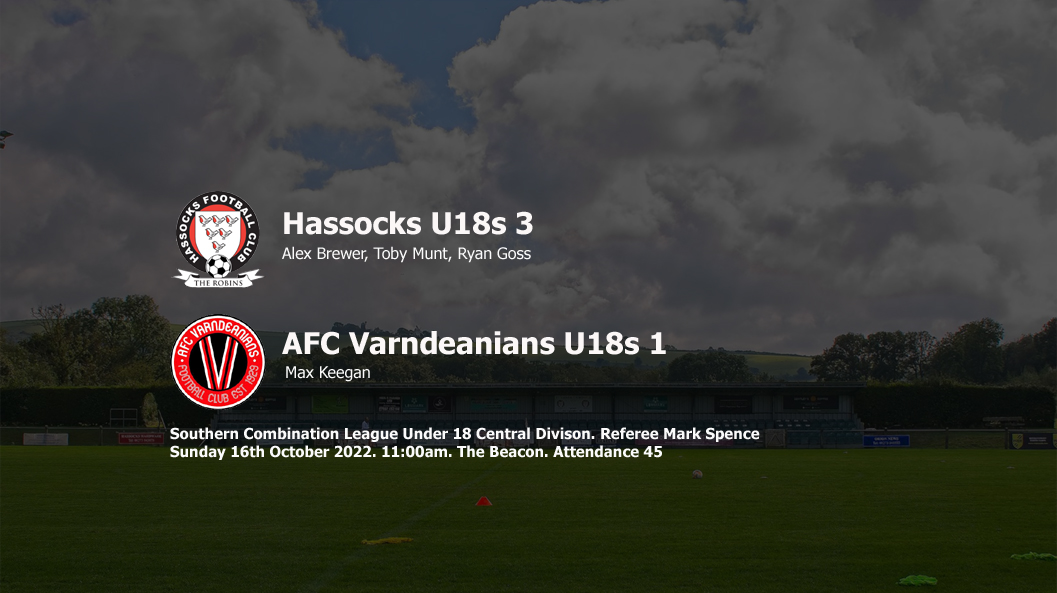 Report: Hassocks U18s 3-1 AFC Varndeanians U18s