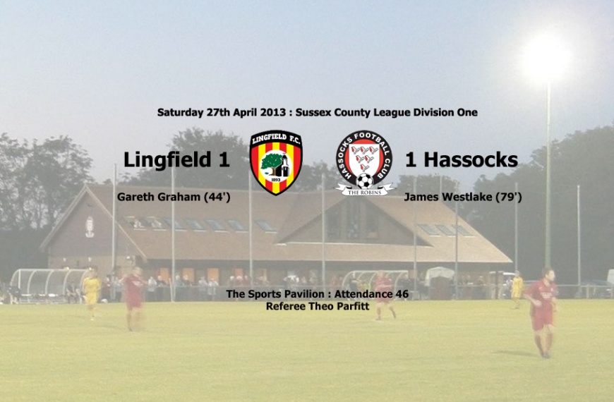 Hassocks picked up a fine point thanks to a 1-1 draw away at Lingfield