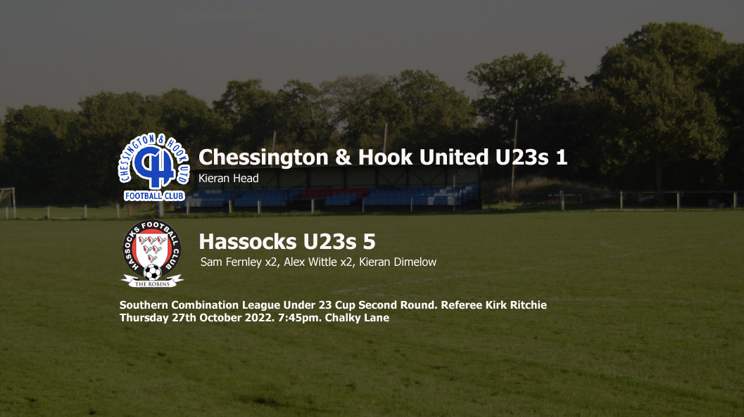 Report: Chessington & Hook United U23s 1-5 Hassocks U23s