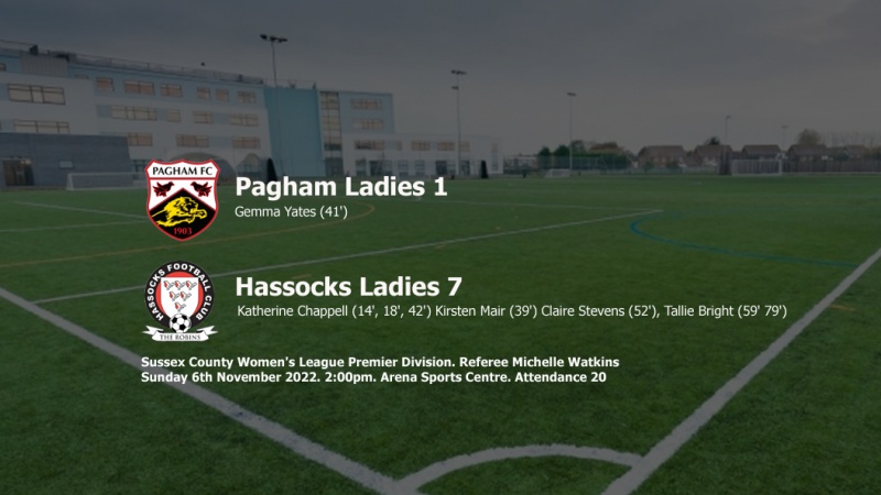 Report: Pagham Ladies 1-7 Hassocks Ladies