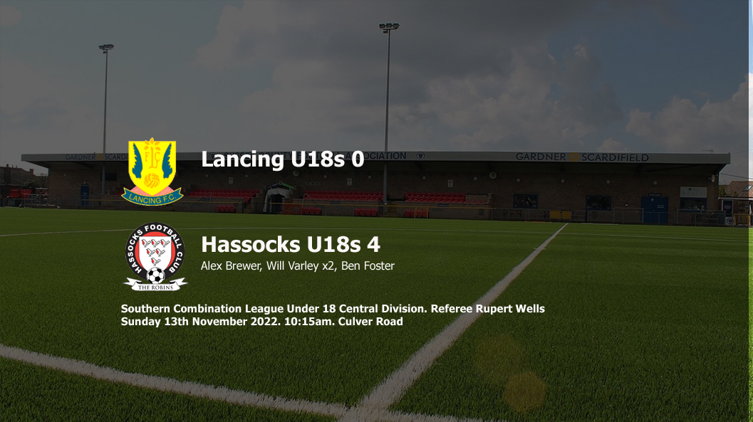Report: Lancing U18s 0-4 Hassocks U18s