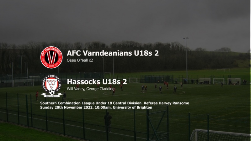 Report: AFC Varndeanians U18s 2-2 Hassocks U18s