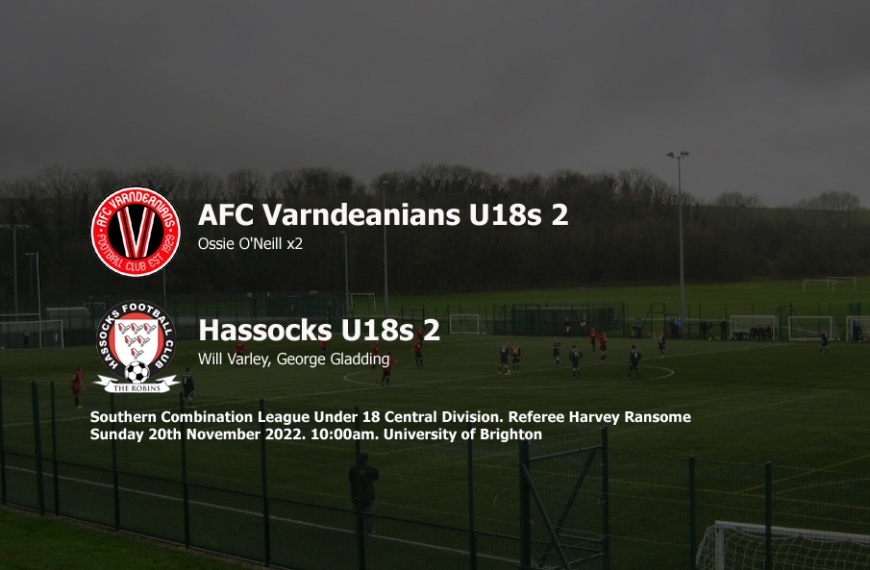 AFC Varndeanians and Hassocks shared a 2-2 draw at the University of Brighton