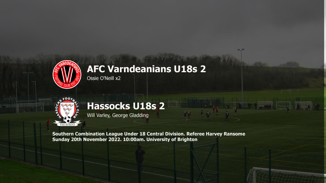 Report: AFC Varndeanians U18s 2-2 Hassocks U18s