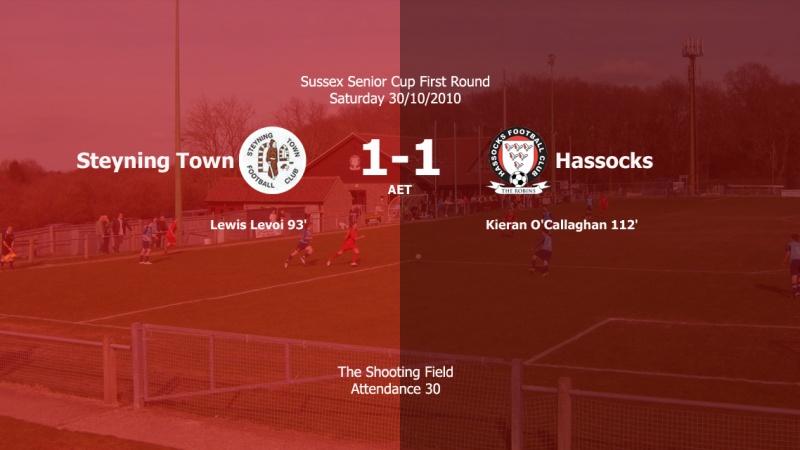 Report: Hassocks 1-1 Steyning Town, 30/10/10