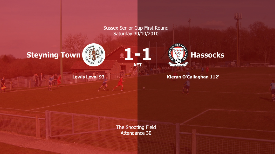 Report: Hassocks 1-1 Steyning Town, 30/10/10