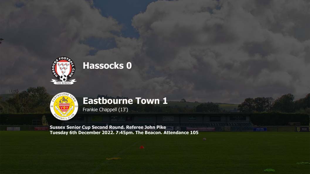 Report: Hassocks 0-1 Eastbourne Town