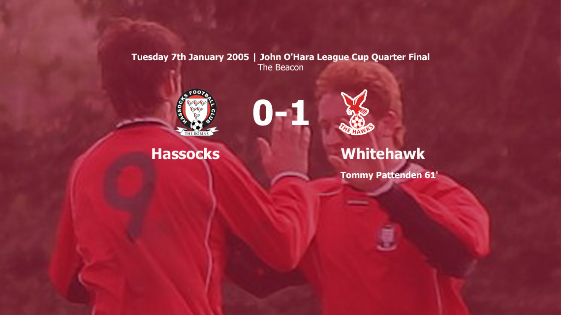 Report: Hassocks 0-1 Whitehawk, 07/01/05
