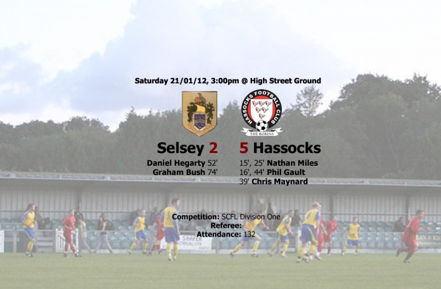 Hassocks picked up a fine 5-2 win in windy conditions away at Selsey