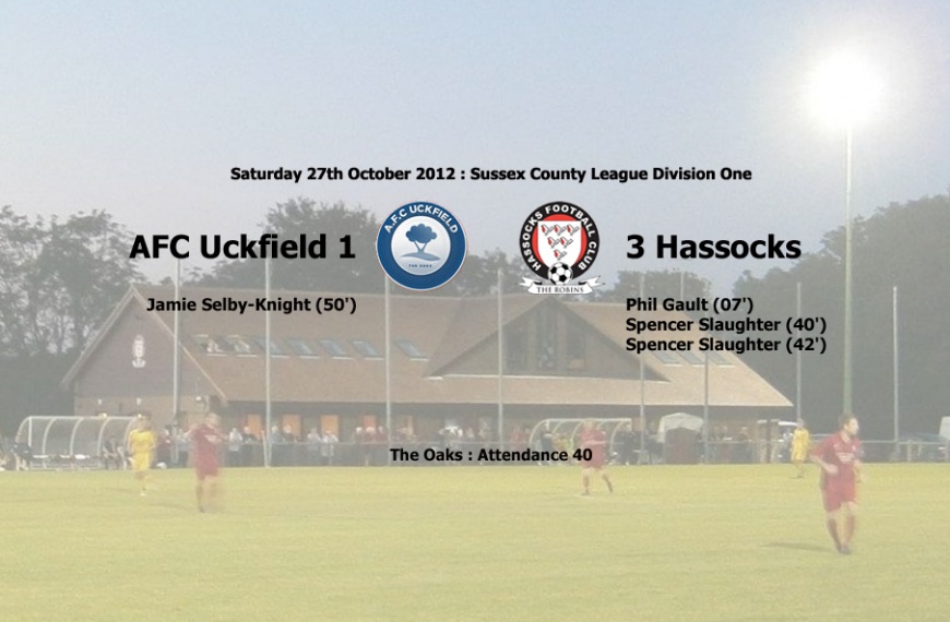 Hassocks were unconvincing 3-1 winners away at AFC Uckfield