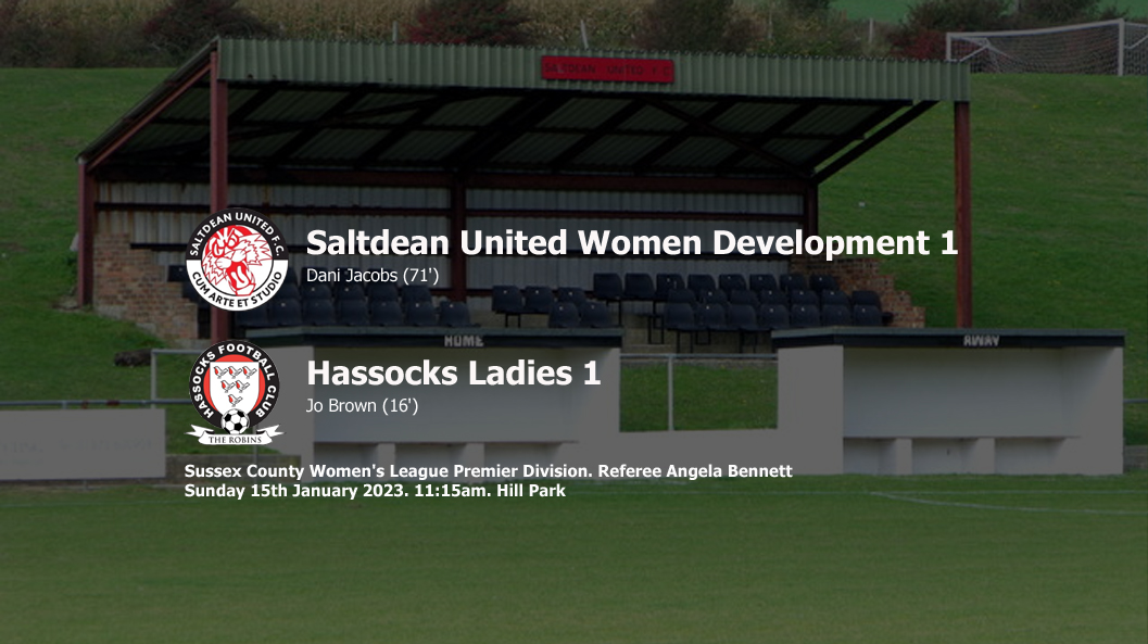 Report: Saltdean United Women Development 1-1 Hassocks Ladies