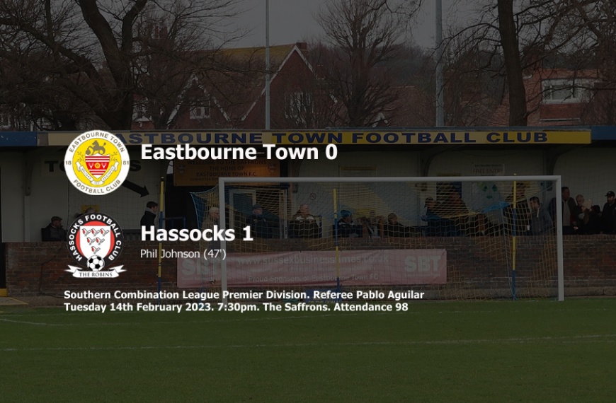 Hassocks were 1-0 victors away at Eastbourne Town on Valentine's Day