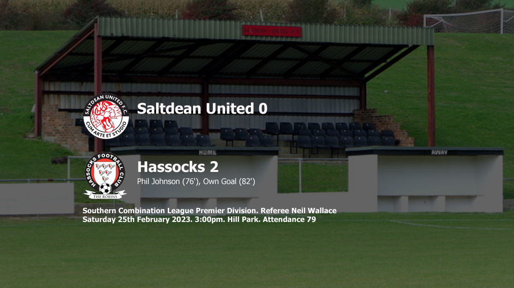 Report: Saltdean United 0-2 Hassocks